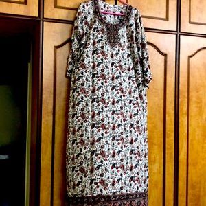 Night gown wash and wear